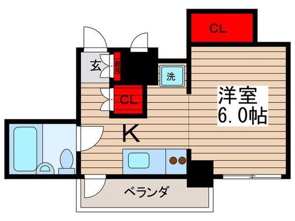 田辺ロイヤルコ-ポの物件間取画像